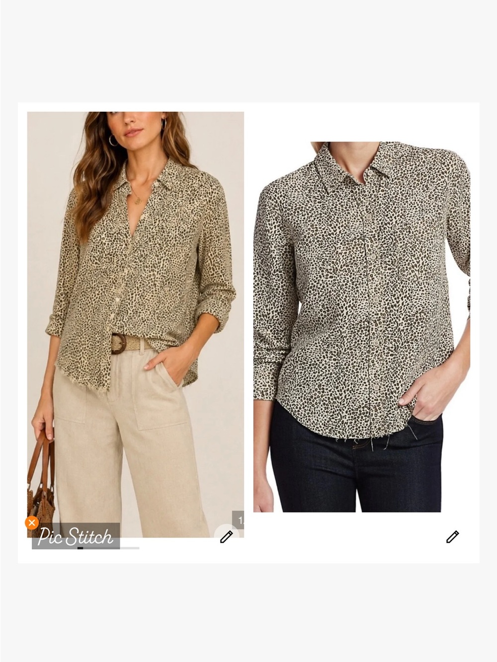 Rails Ingrid Raw Jungle Animal Print Shirt